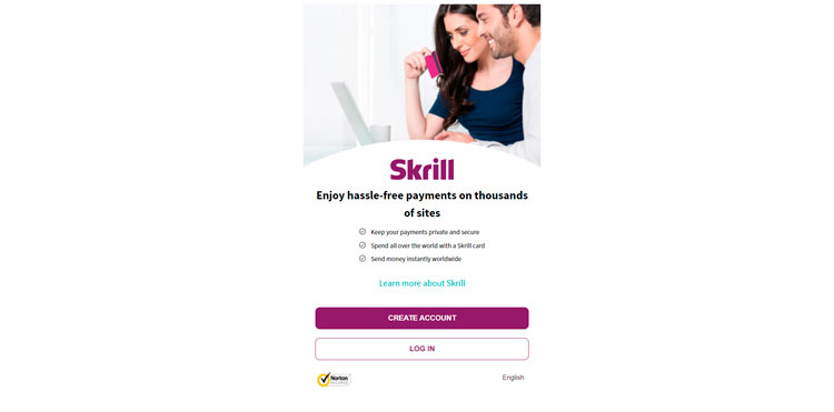 You will be redirected to the Skrill homepage.