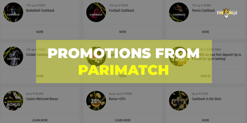 Parimatch promotions