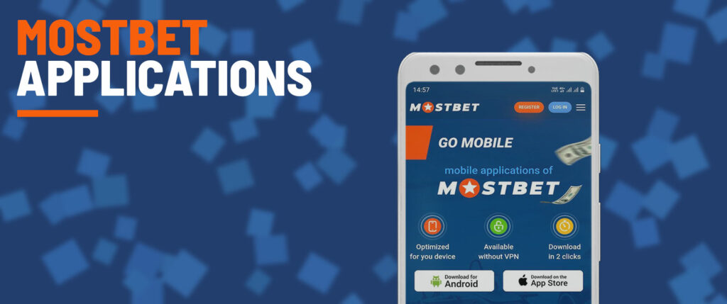 Mostbet mobile apps for betting and gambling.