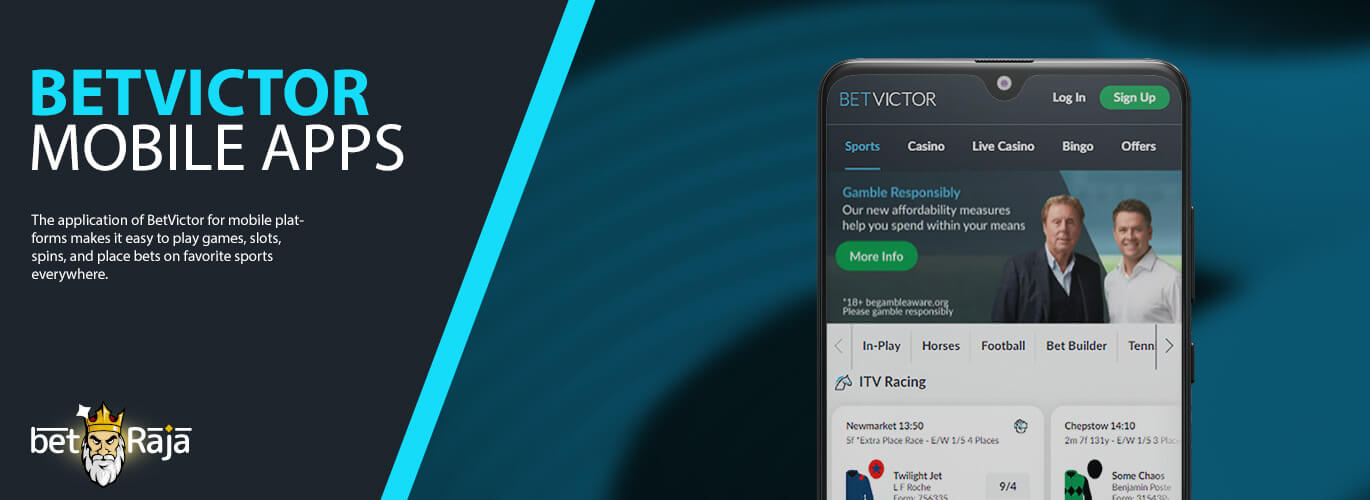 Betvictor mobile apps.
