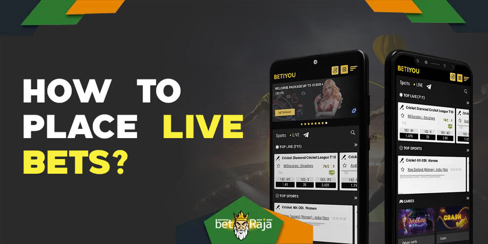 These are bets on events that take place live on BetAndYou 