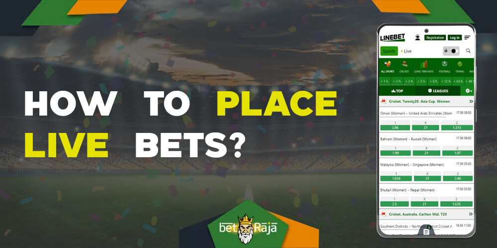 How Indian players can place live bets in Linebet