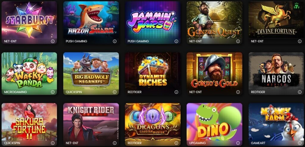chipstars bookmaker offers a wide range of casino games