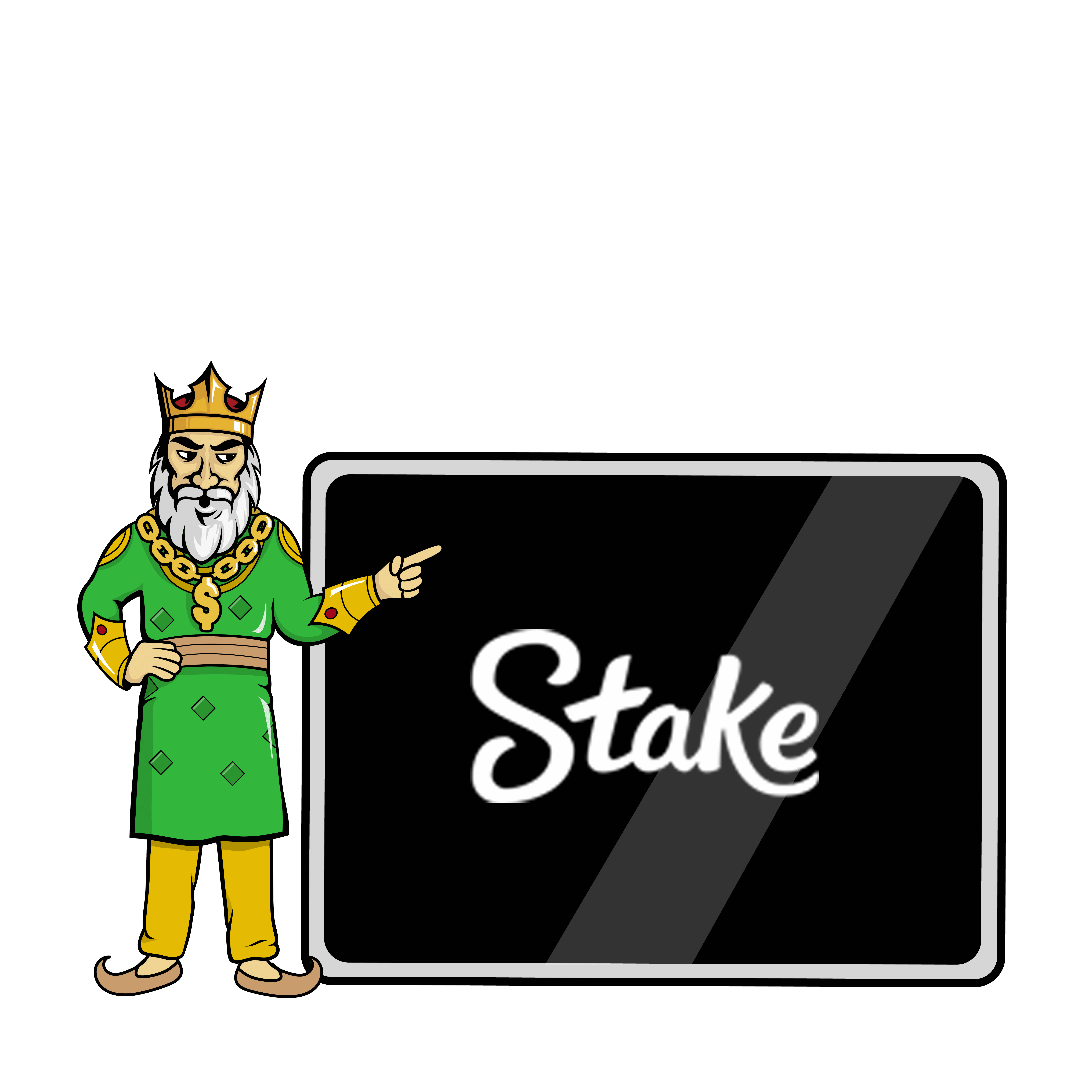 Stake logo with betting Raja