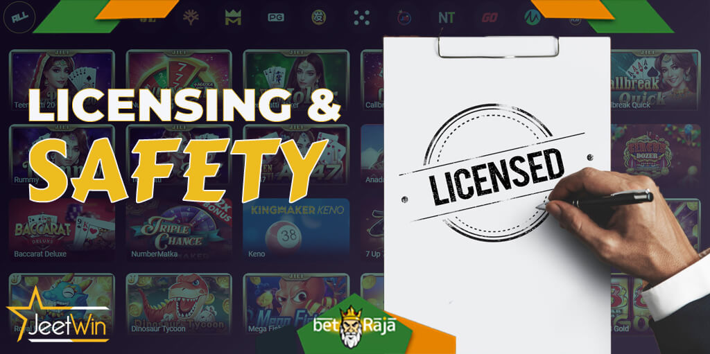 JeetWin betting app has an official valid gambling license from the Curacao Commission