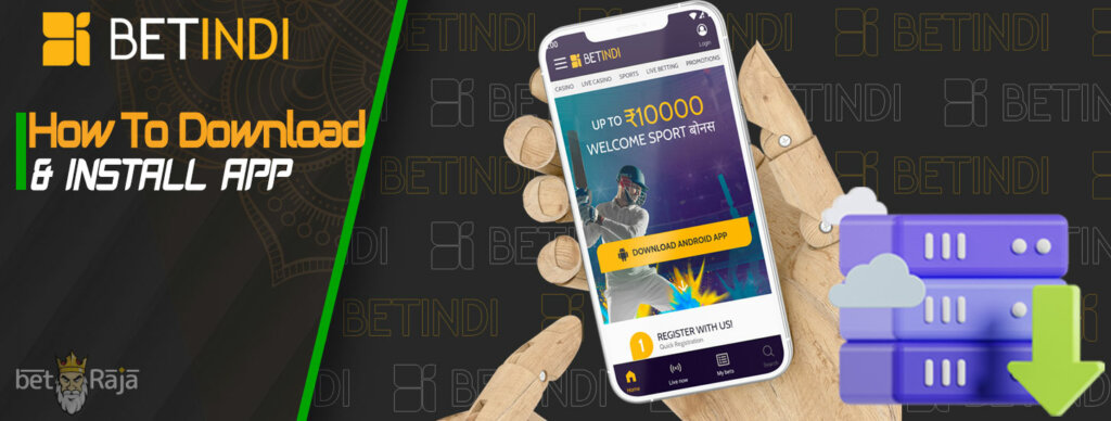 How to download and install the Betindi mobile app.