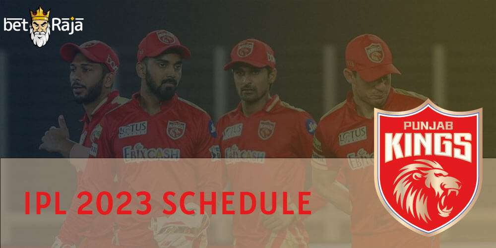 Punjab Kings: a detailed calendar of matches for 2023 in the IPL.