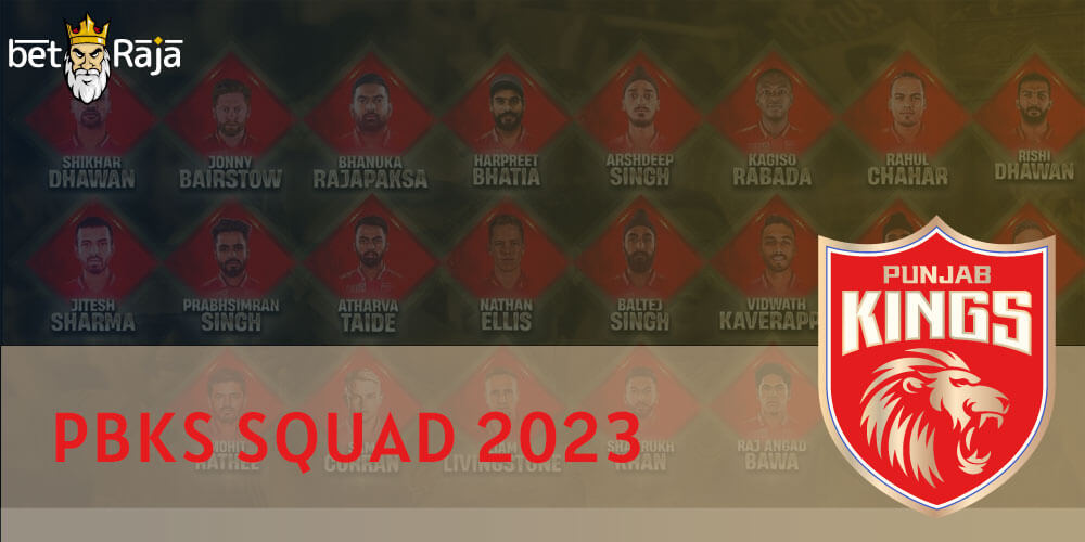 Punjab Kings: all about the squad in 2023.