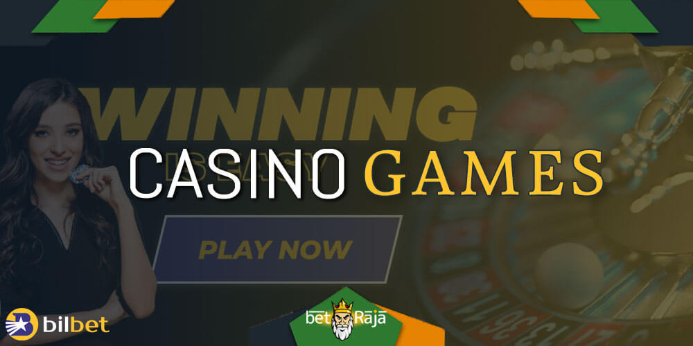 Bilbet Casino features all the most popular casino games, from roulette to poker.