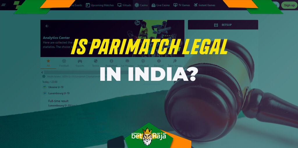 Parimatch is legal for Indian players