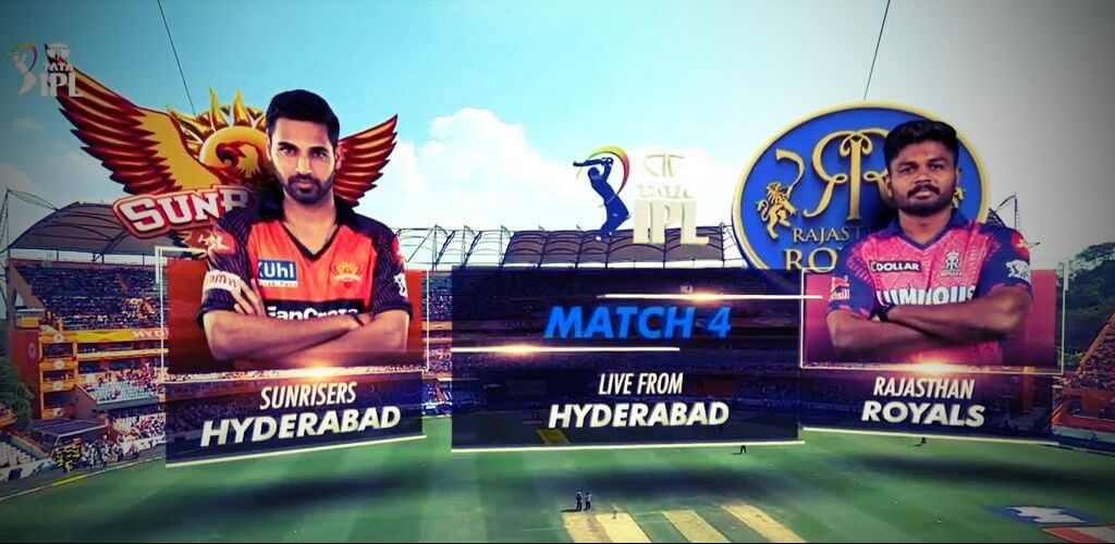Pre-match analysis for the cricket match between Rajasthan Royals (RR) and Sunrisers Hyderabad (SRH). There are several experts discussing the players, strategies, and strengths of both teams. 