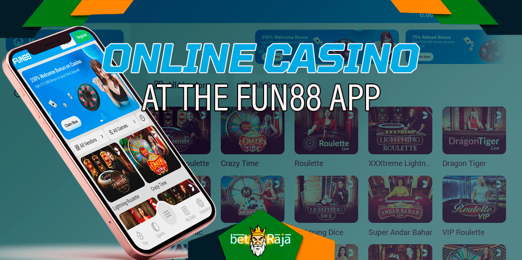 Online casino in the Fun88 app