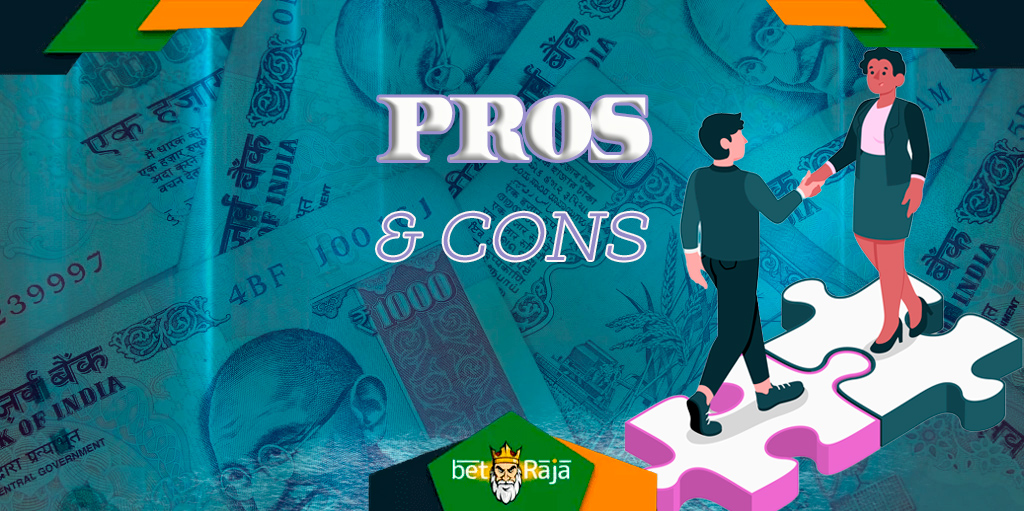 Pros and cons of 100 rupees deposit with bookmakers.