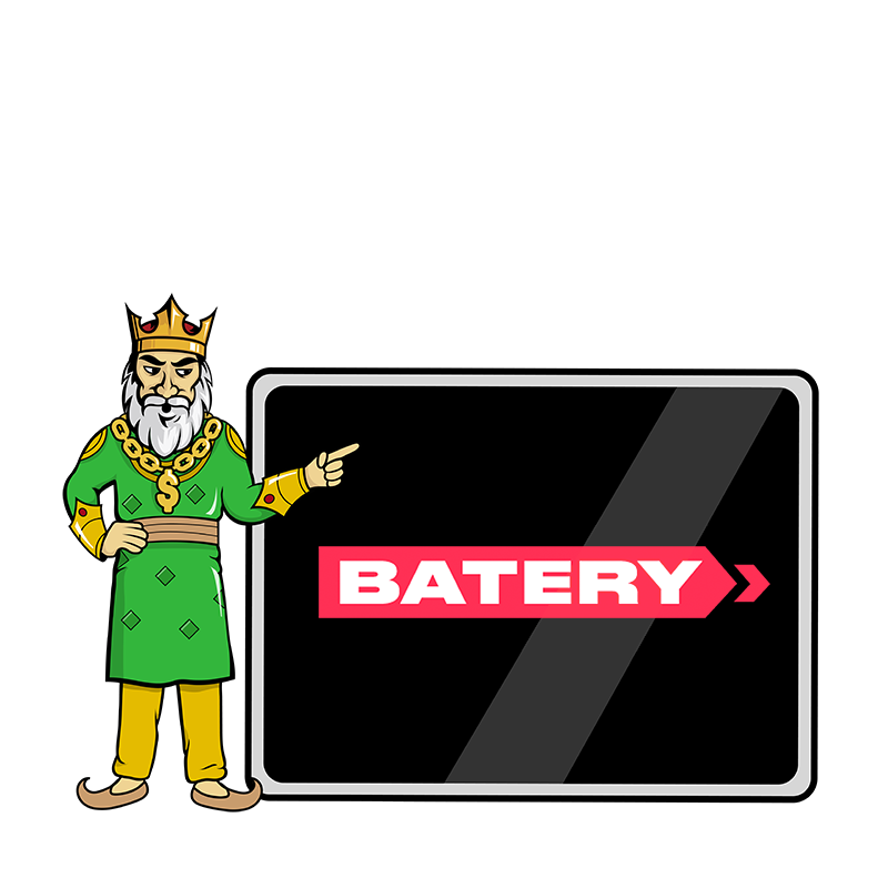 Raja with Batery logo