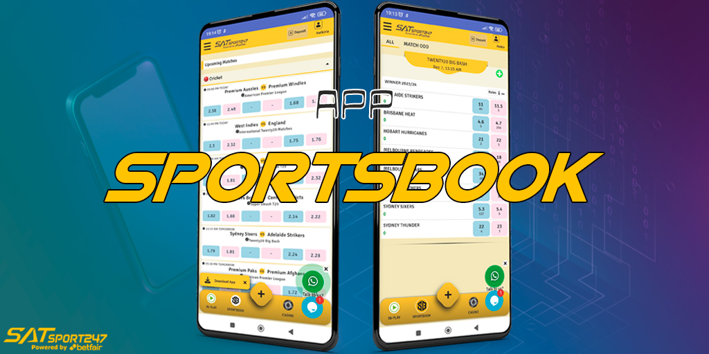 Sports betting in the satsport247 mobile application.