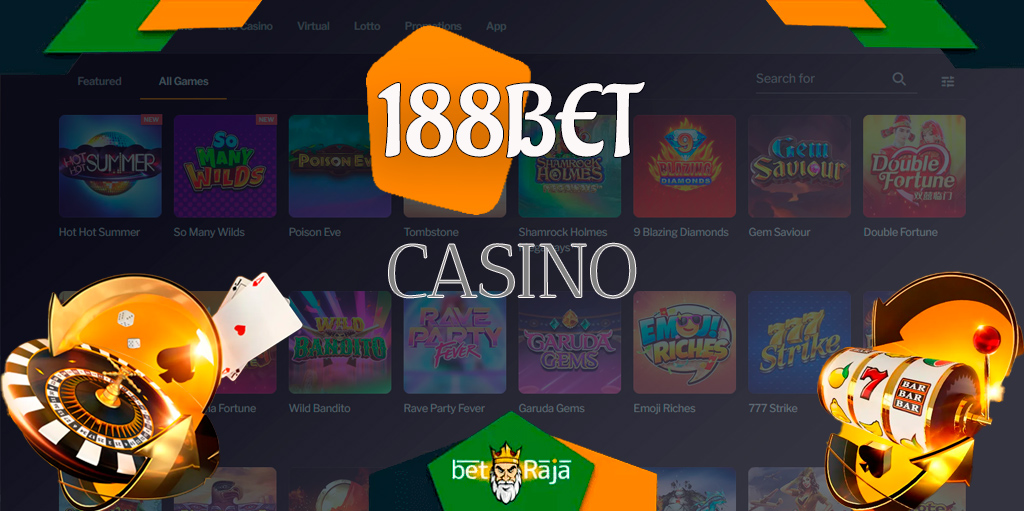 The 188BET site is not only sports betting, but also a popular online casino.