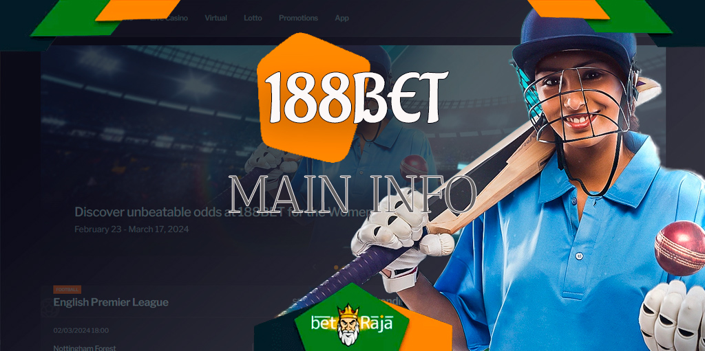 Useful information about 188bet bookmaker for Indian players.