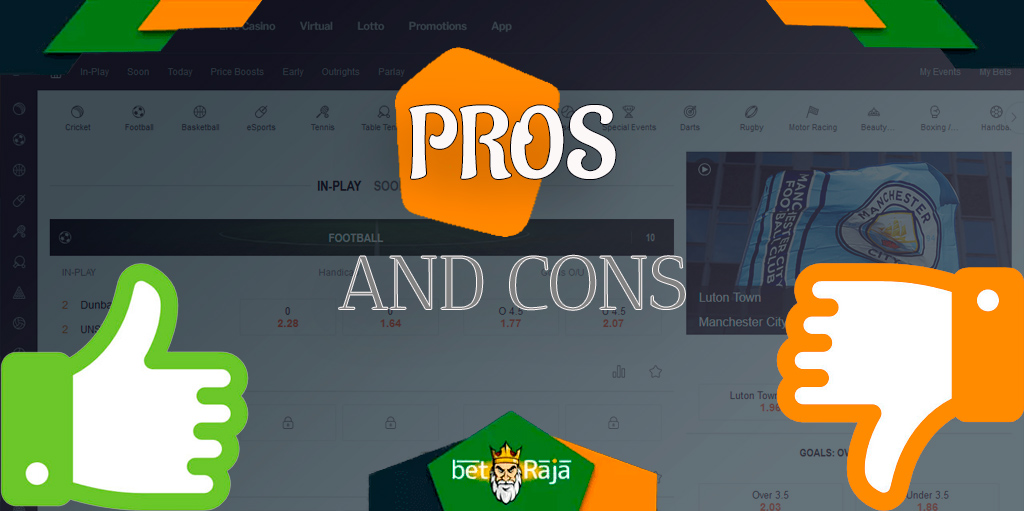Bookmaker 188bet: pros and cons for players.