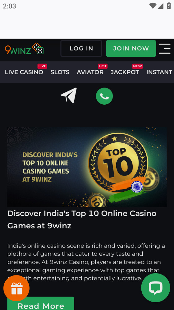 9Winz Casino App