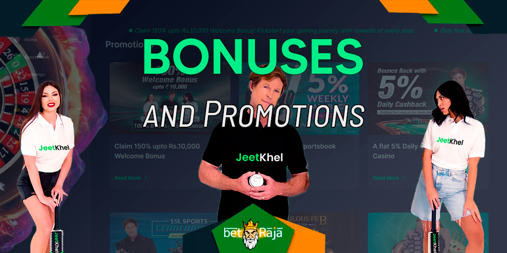 Details about bonuses and promotions at Jeetkhel Casino