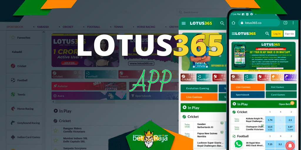 Bookmaker Lotus365 has created applications for Android and iOS for its players.