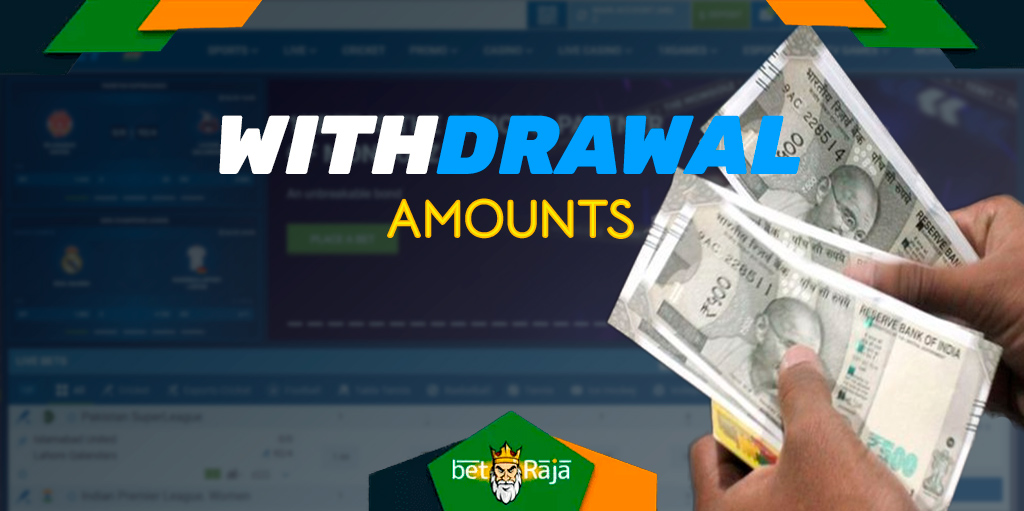 The minimum and maximum amount of funds to withdraw from 1xbet