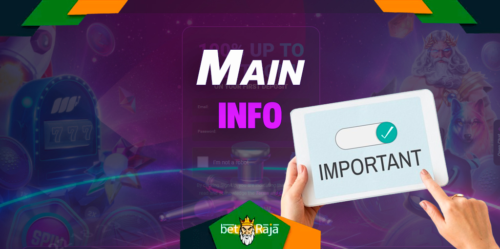 Important information about Metaspins Crypto Casino for Indian players.