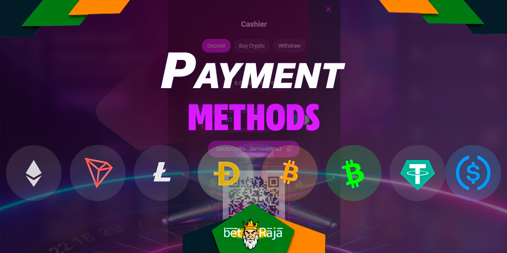 Metaspins Crypto Casino accepts only cryptocurrencies for payment.