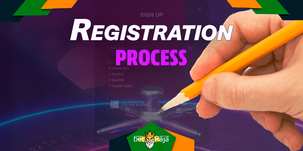 Detailed step-by-step instructions for registering at Metaspins Crypto Casino India.