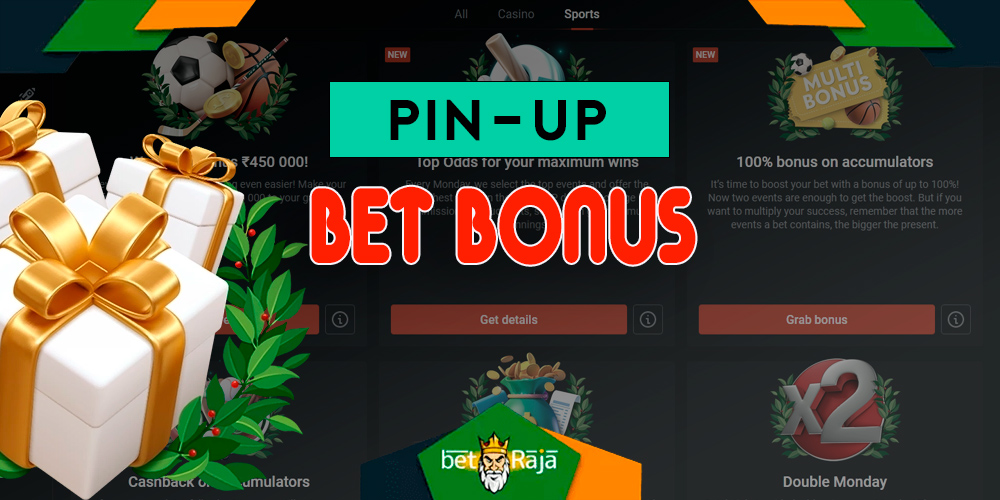 Bonuses and promotions on Pin-up.