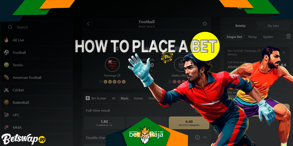 The Betswap website has a user-friendly interface that allows you to place a bet in a couple of clicks.