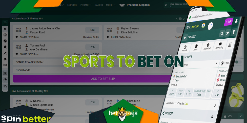 Sports Betting in SpinBetter Mobile App