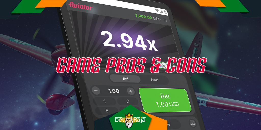 Like all casino games, Aviator boasts a large number of advantages and disadvantages.