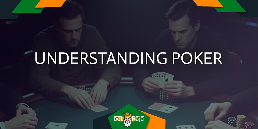 Poker is a battle of wits and characters with elements of luck.