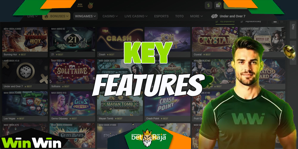 WinWin Casino offers its players many features and benefits.